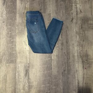 PacSun Medium Blue Frayed Hem Jeans